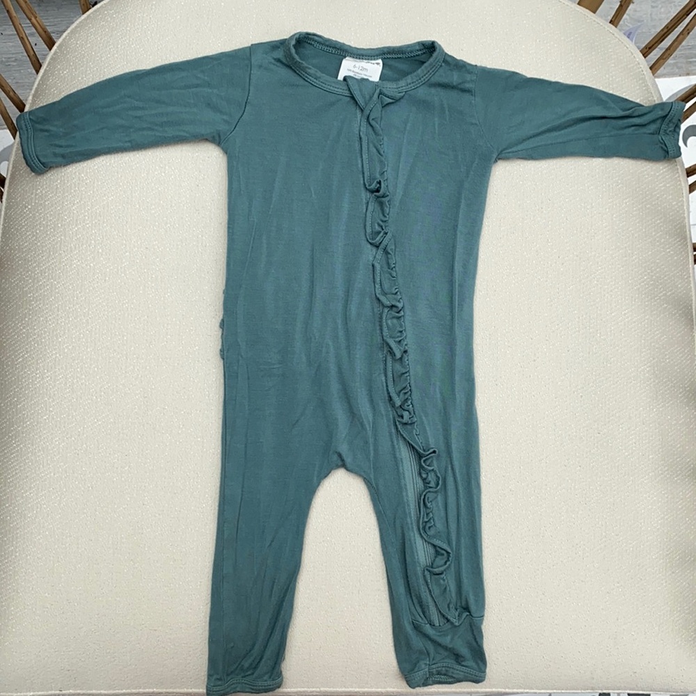 SpearmintLOVE Ruffle Zip Romper